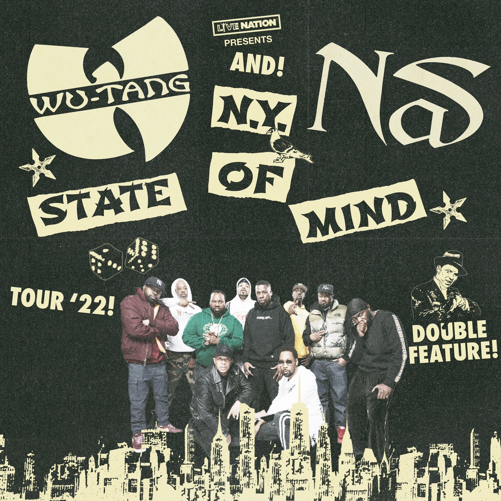 WuTang Clan & Nas NY State Of Mind Tour Atlas Artist Group