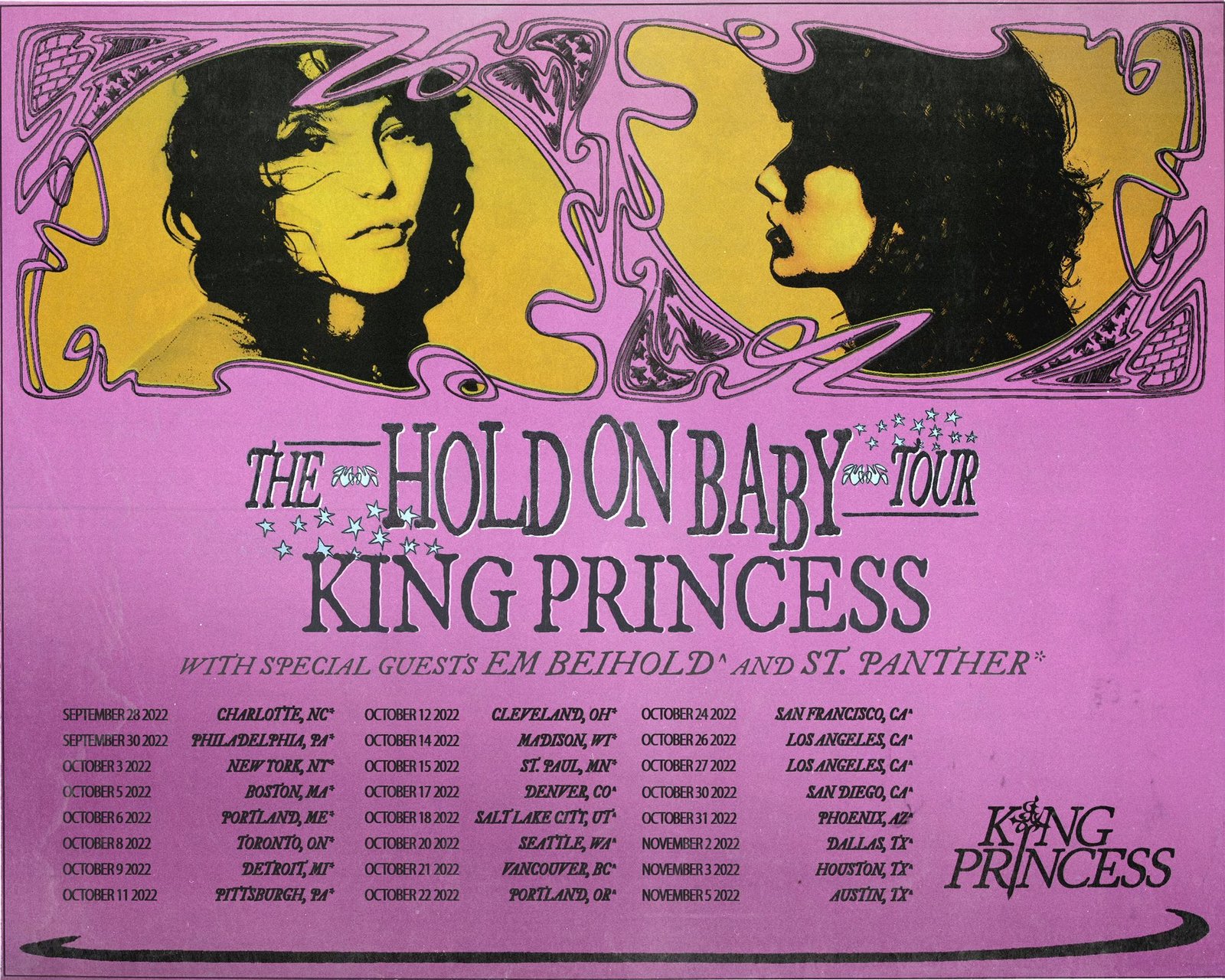 hold on baby tour king princess